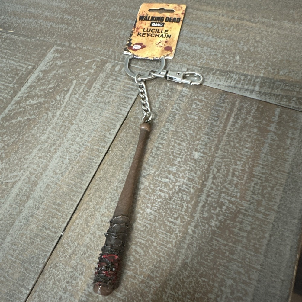 The Walking Dead Negan Lucille Keychain  New
